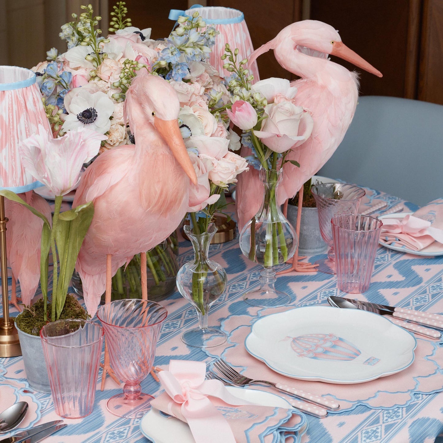 Cigogne Saskia (couple) - 44 cm