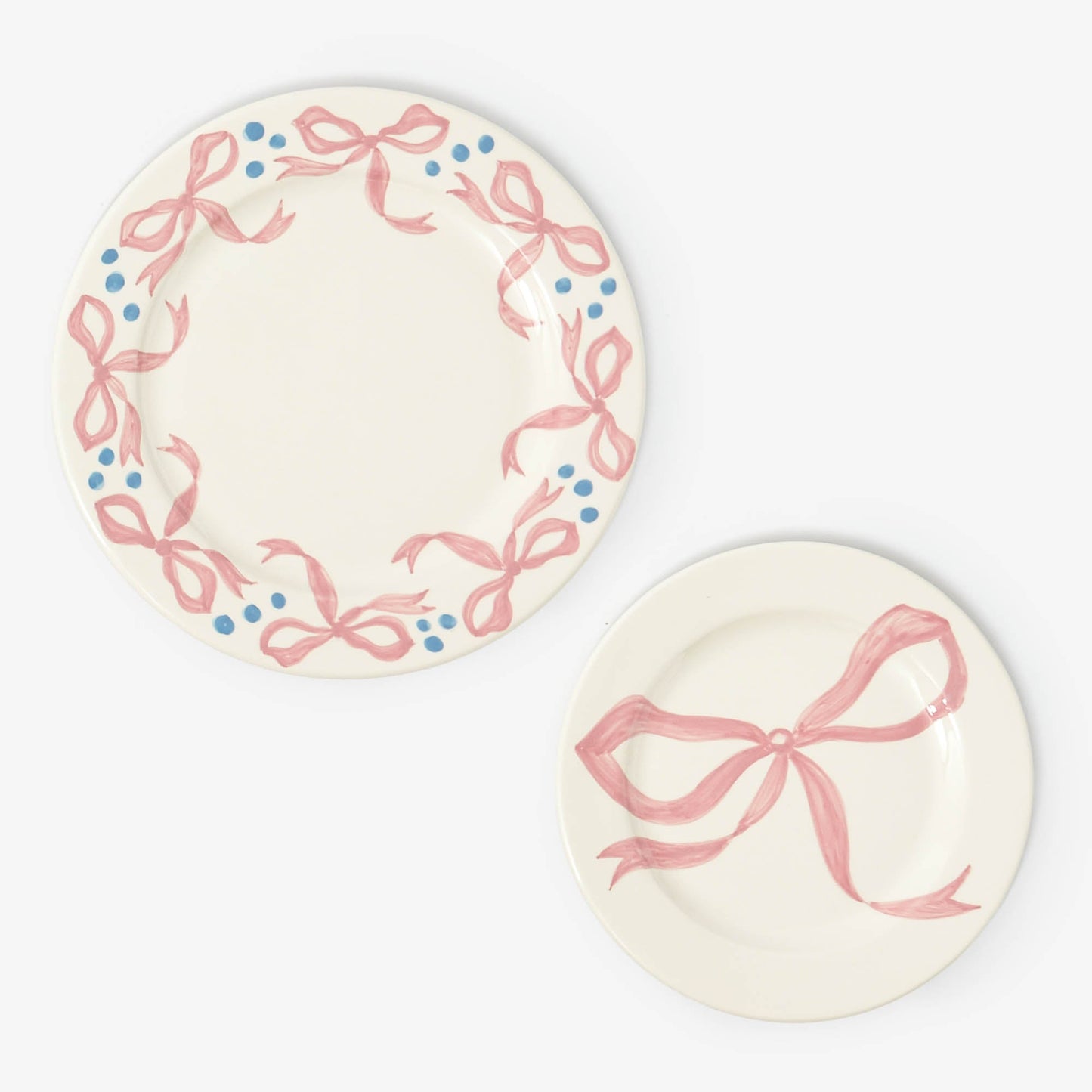 Assiettes à dîner et à entrée Harley's Bow (lot de 8)