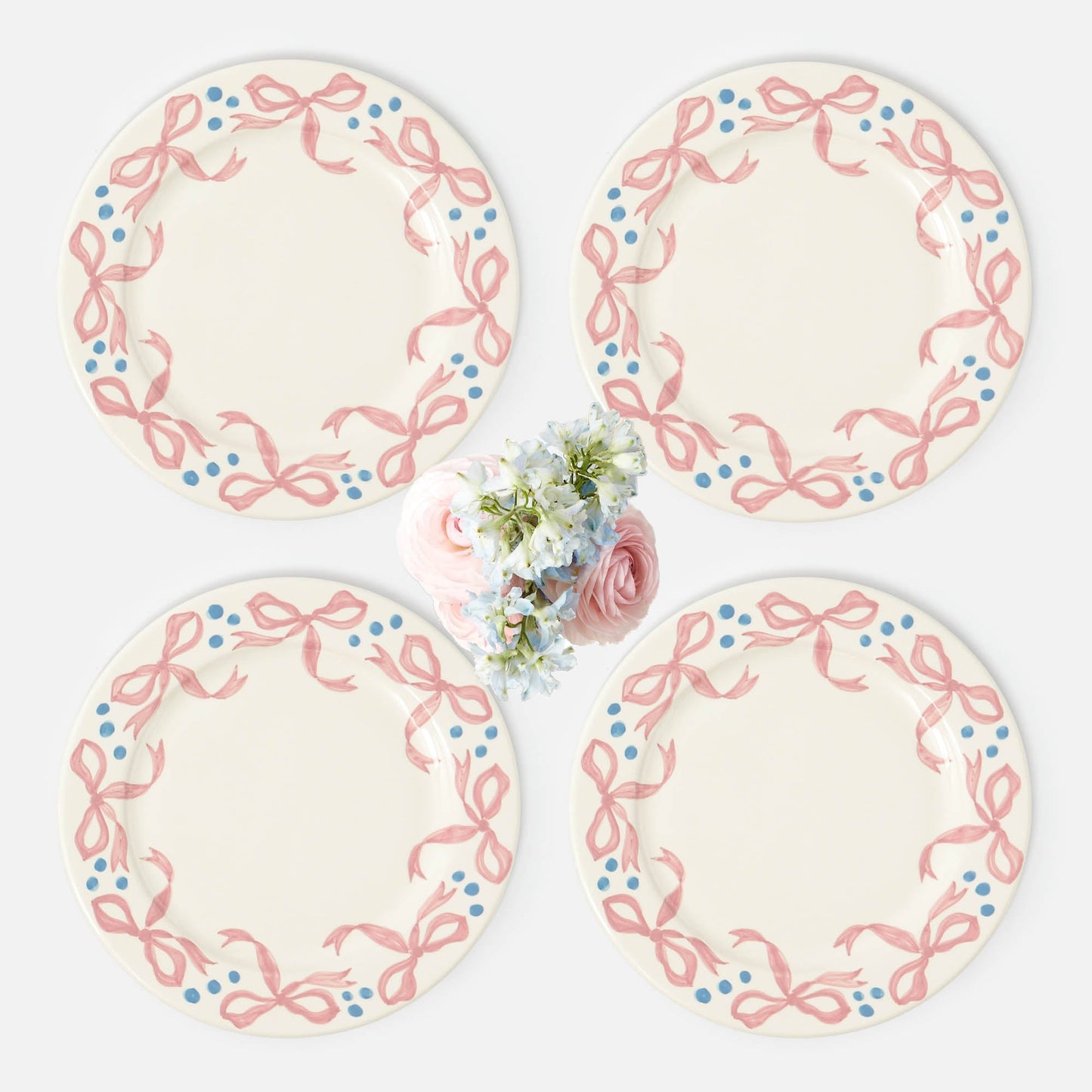 Assiettes plates Harley's Bow (lot de 4)