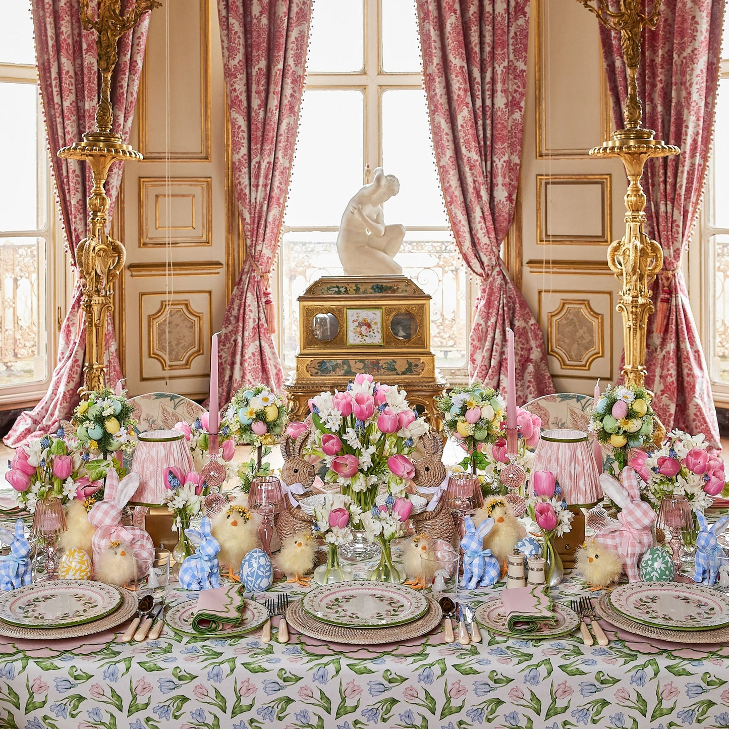 Grands poussins duveteux (paire)