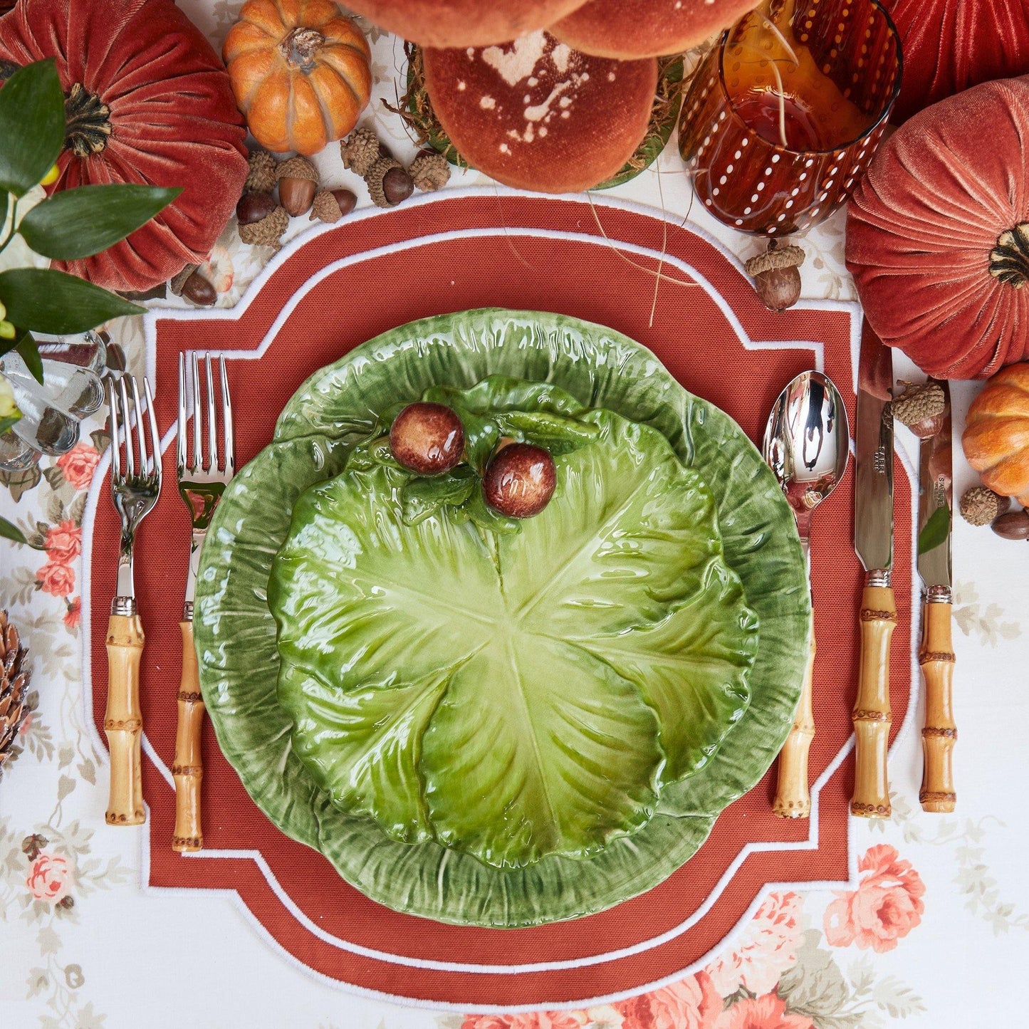 Assiette de chou aux cèpes