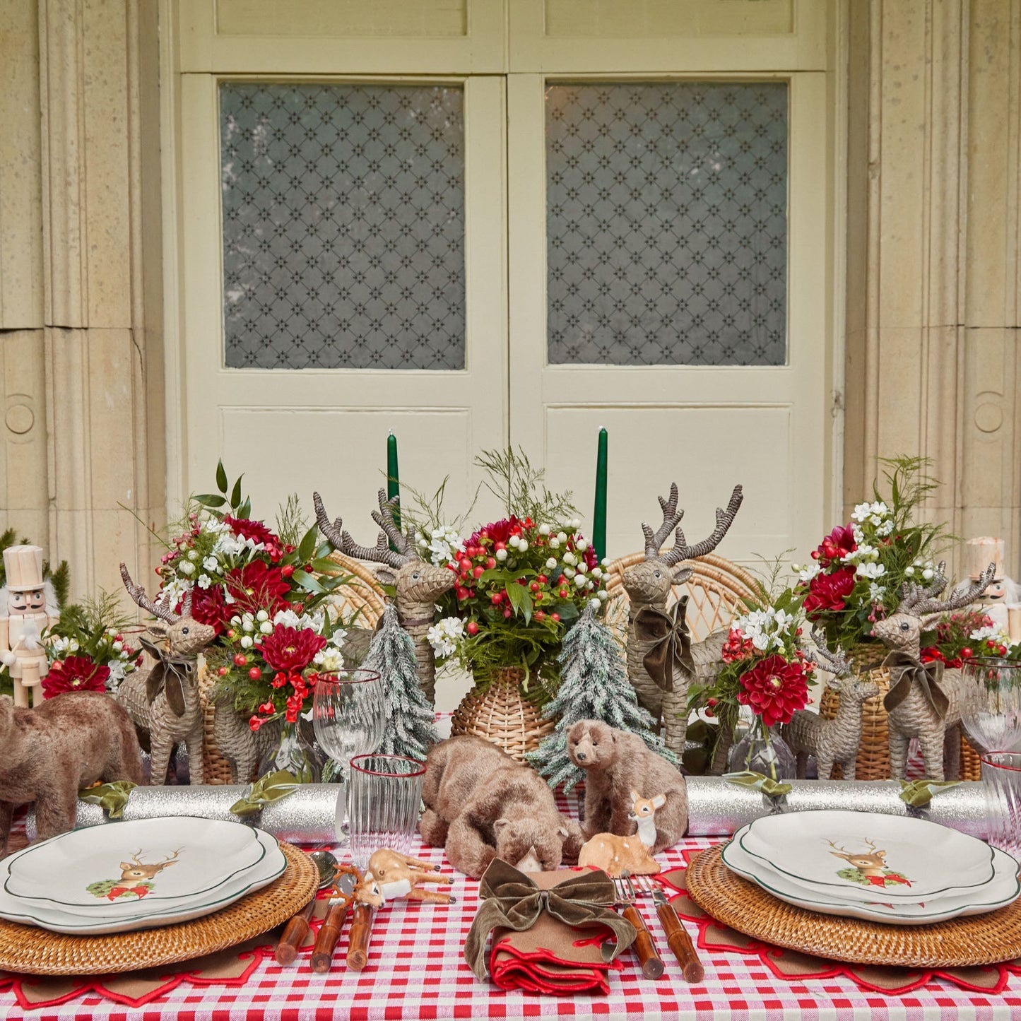 Grands ours bruns alpins (ensemble de 3)