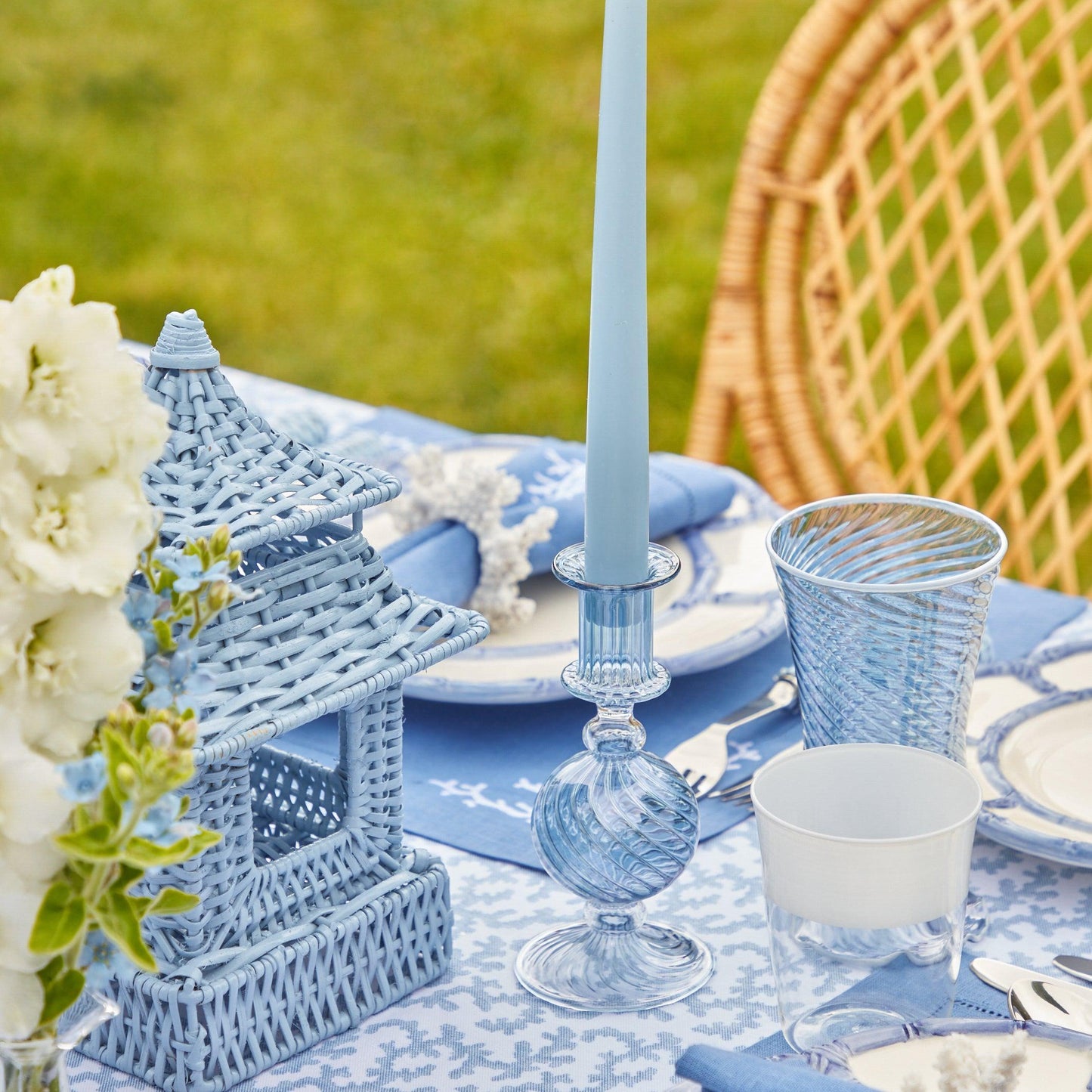Coffret Bougies Camille Azure (Bleu)