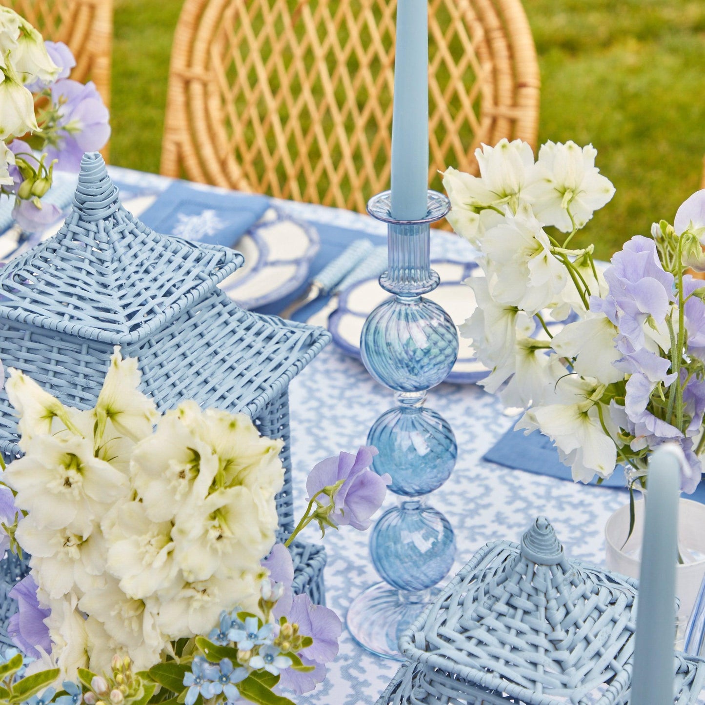 Coffret Bougies Camille Azure (Bleu)