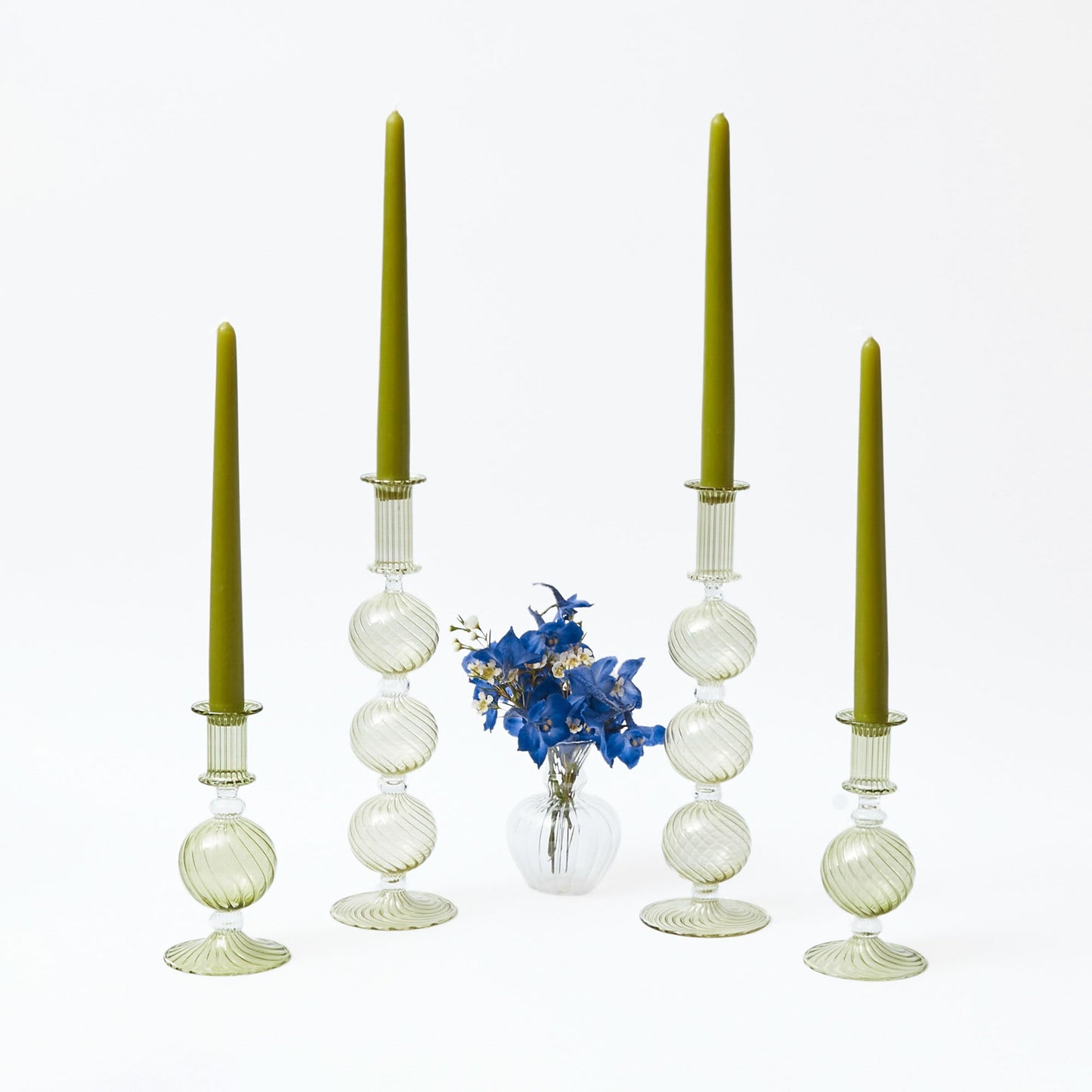 Coffret de bougies Camille Olive (vert pomme)