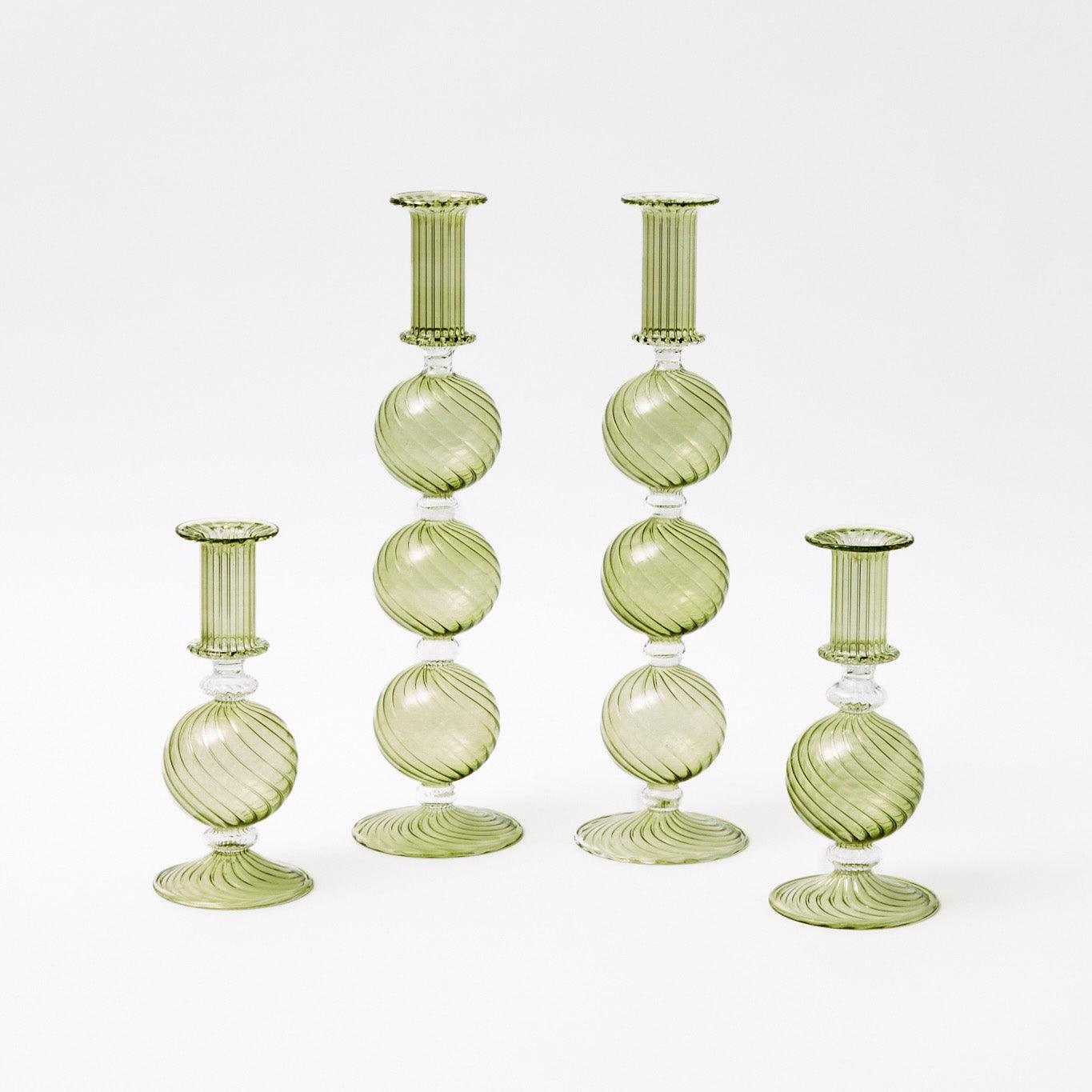 Coffret de bougies Camille Olive (vert pomme)
