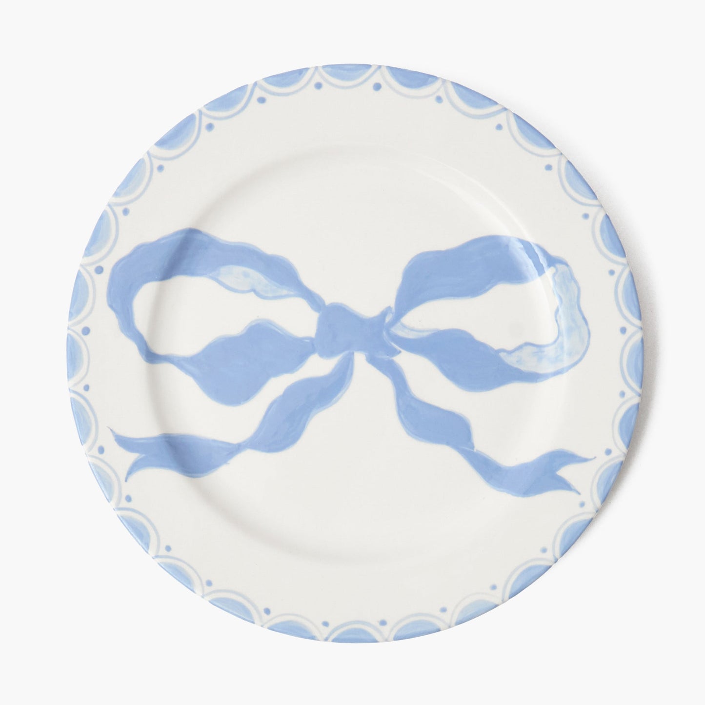 Assiette de démarrage Marilyn Blue Bow