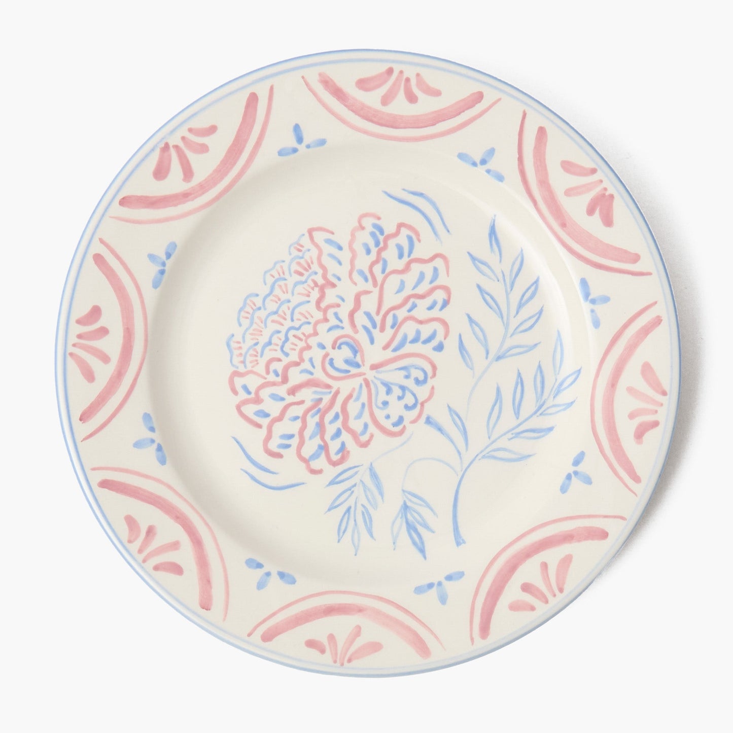 Assiettes à dîner florales Eliza (lot de 4)