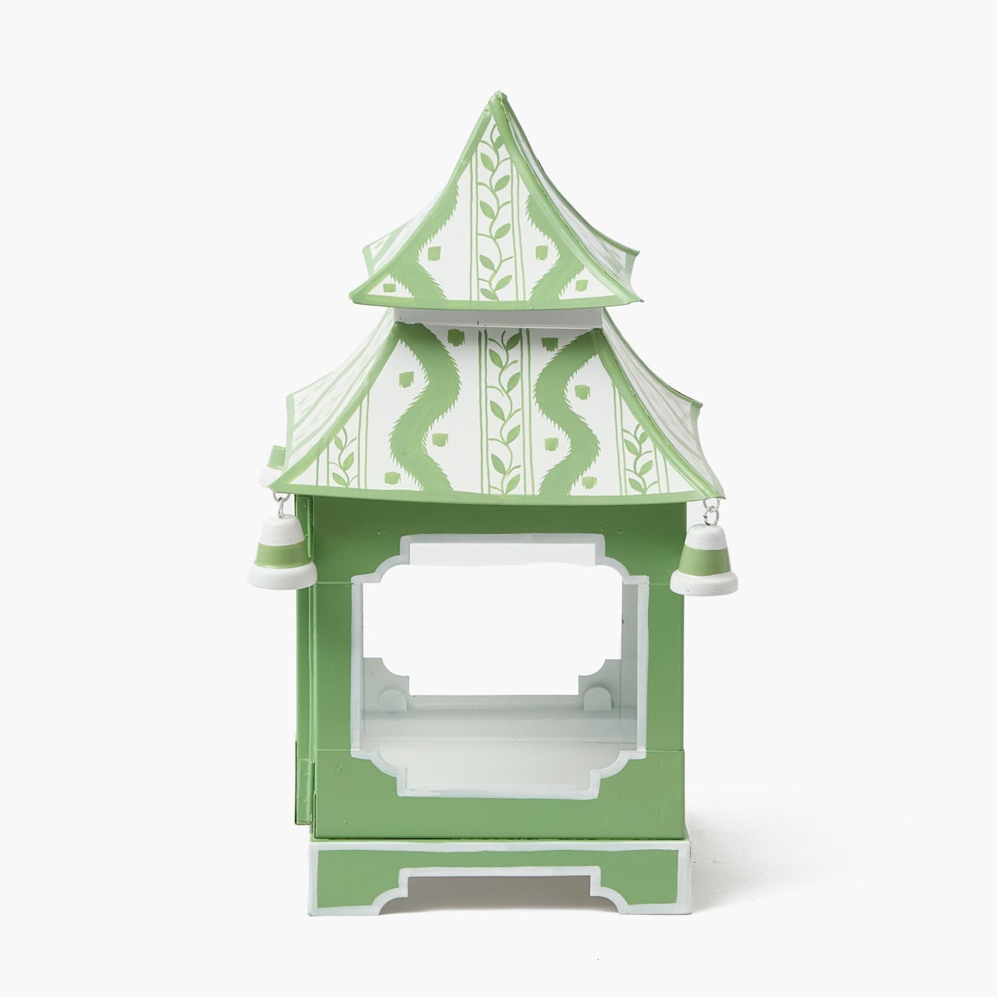 Lanternes pagodes mini-ikat vertes (paire)