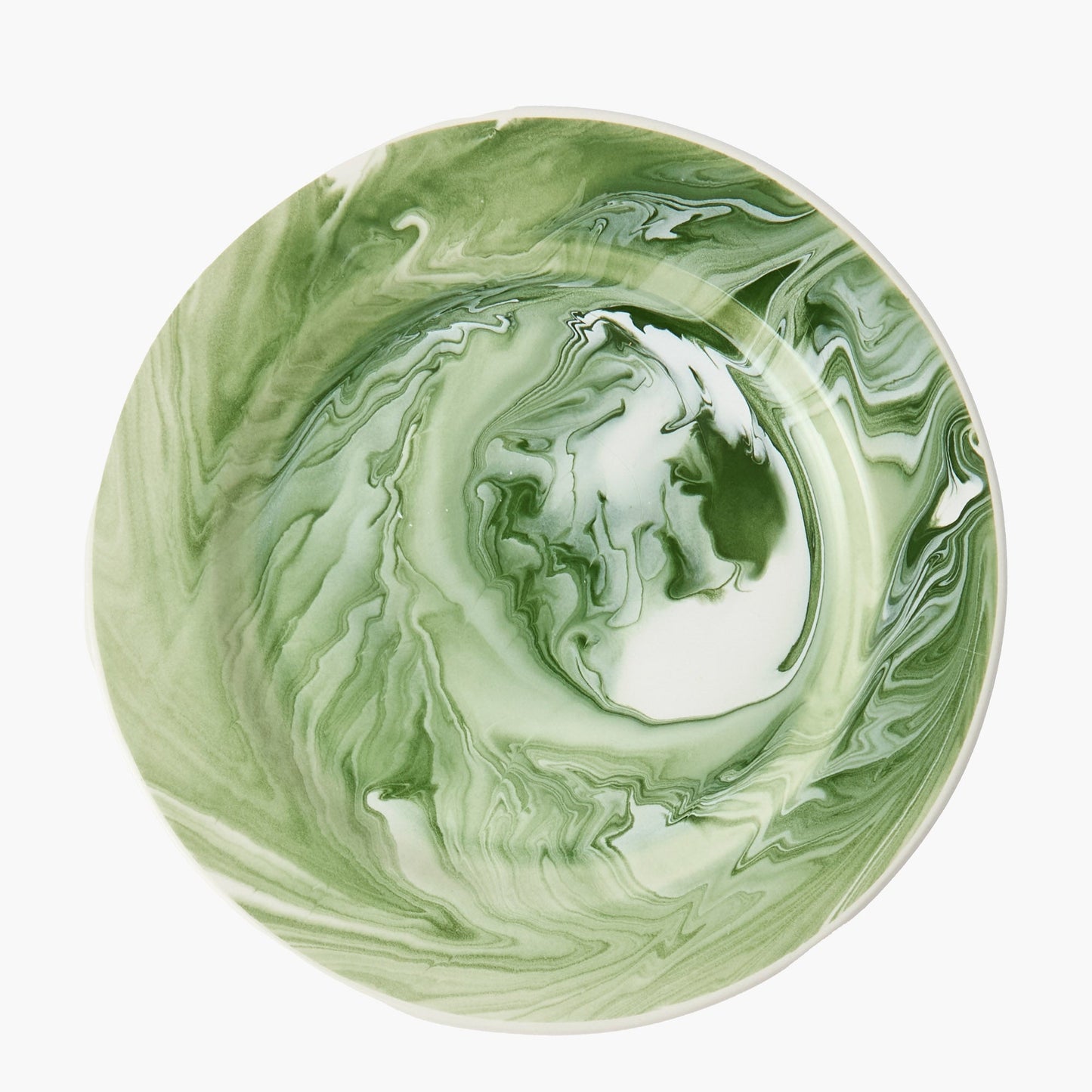 Assiettes à entrée marbrées Julia Green (lot de 4)