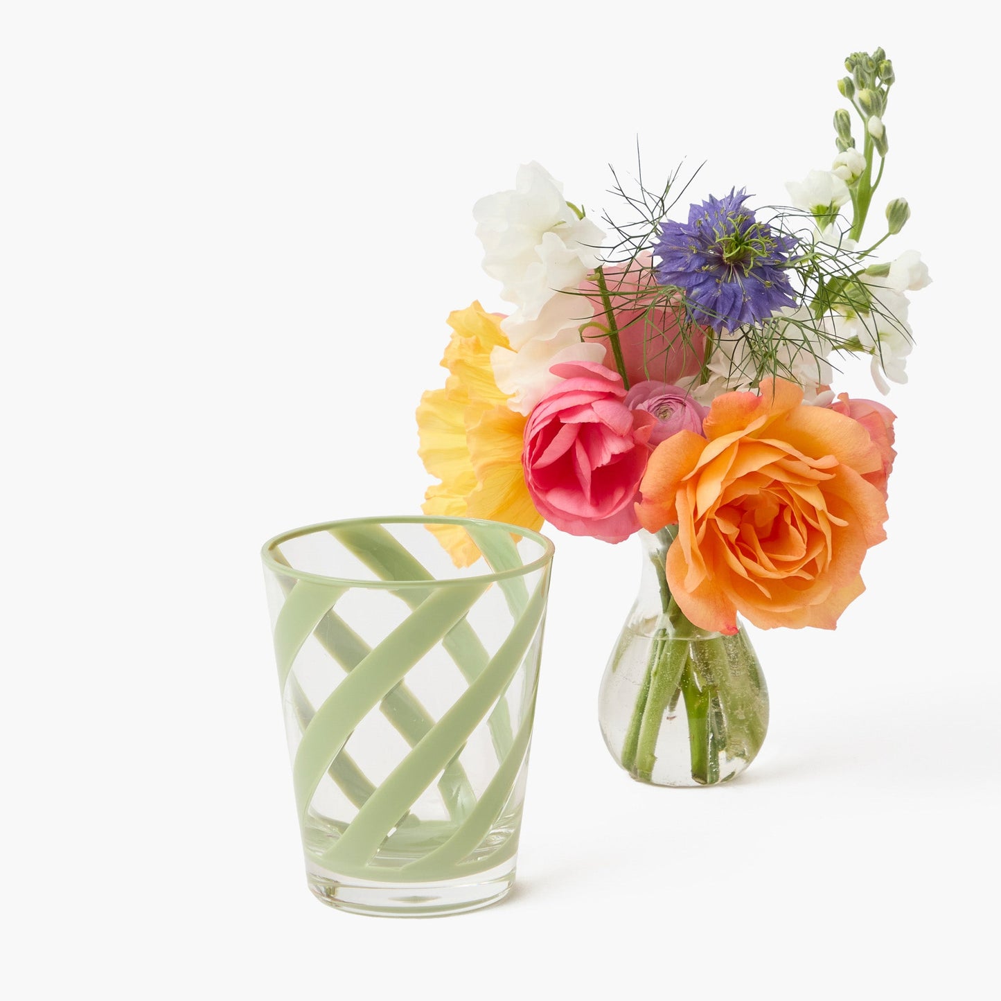 Verres d'extérieur Green Swirl (lot de 6)