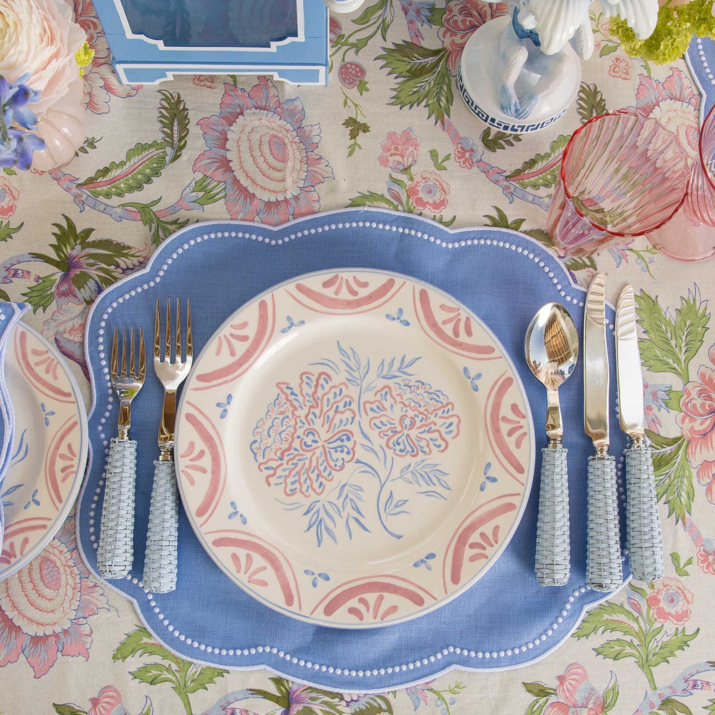 Nappe pivoine rose