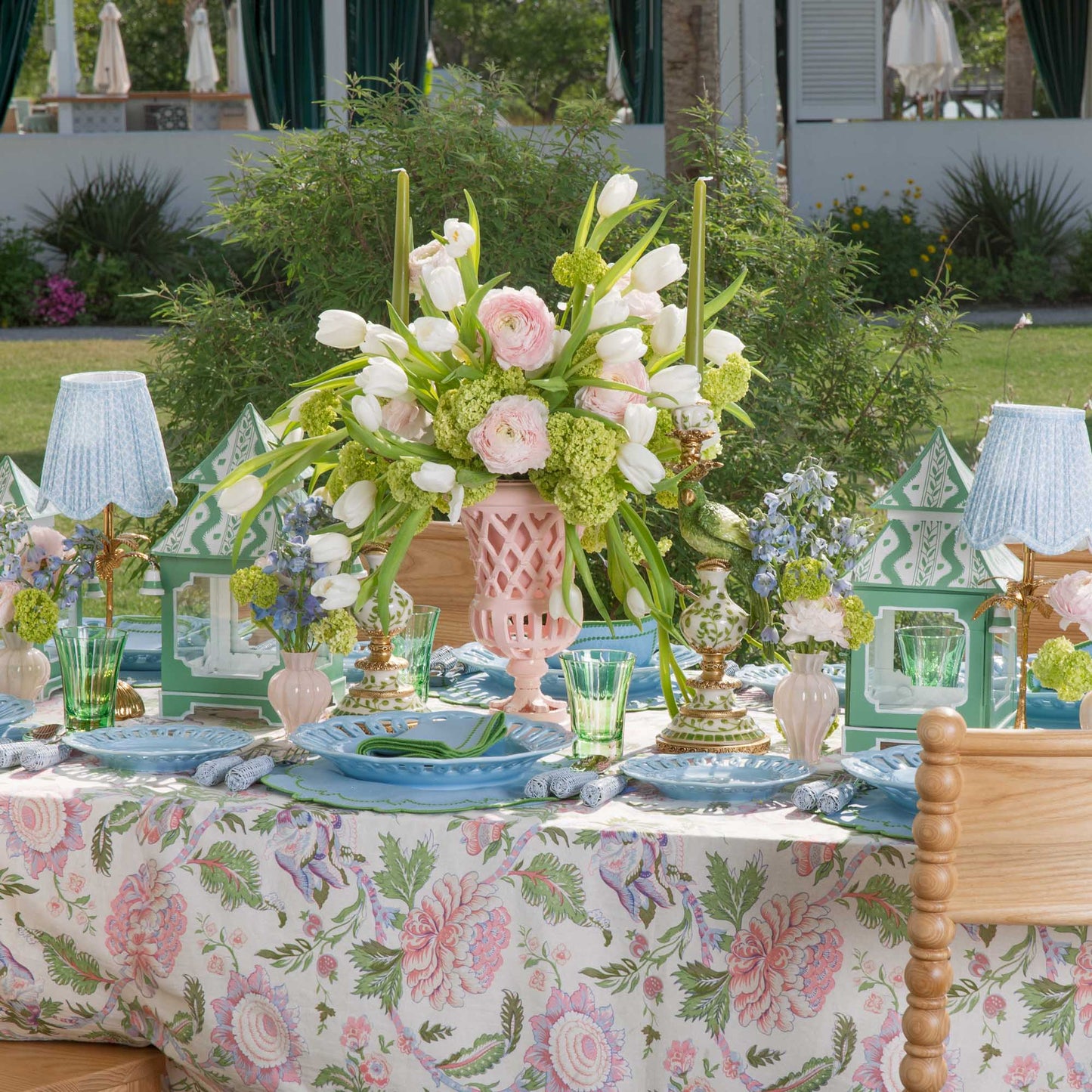 Nappe pivoine rose