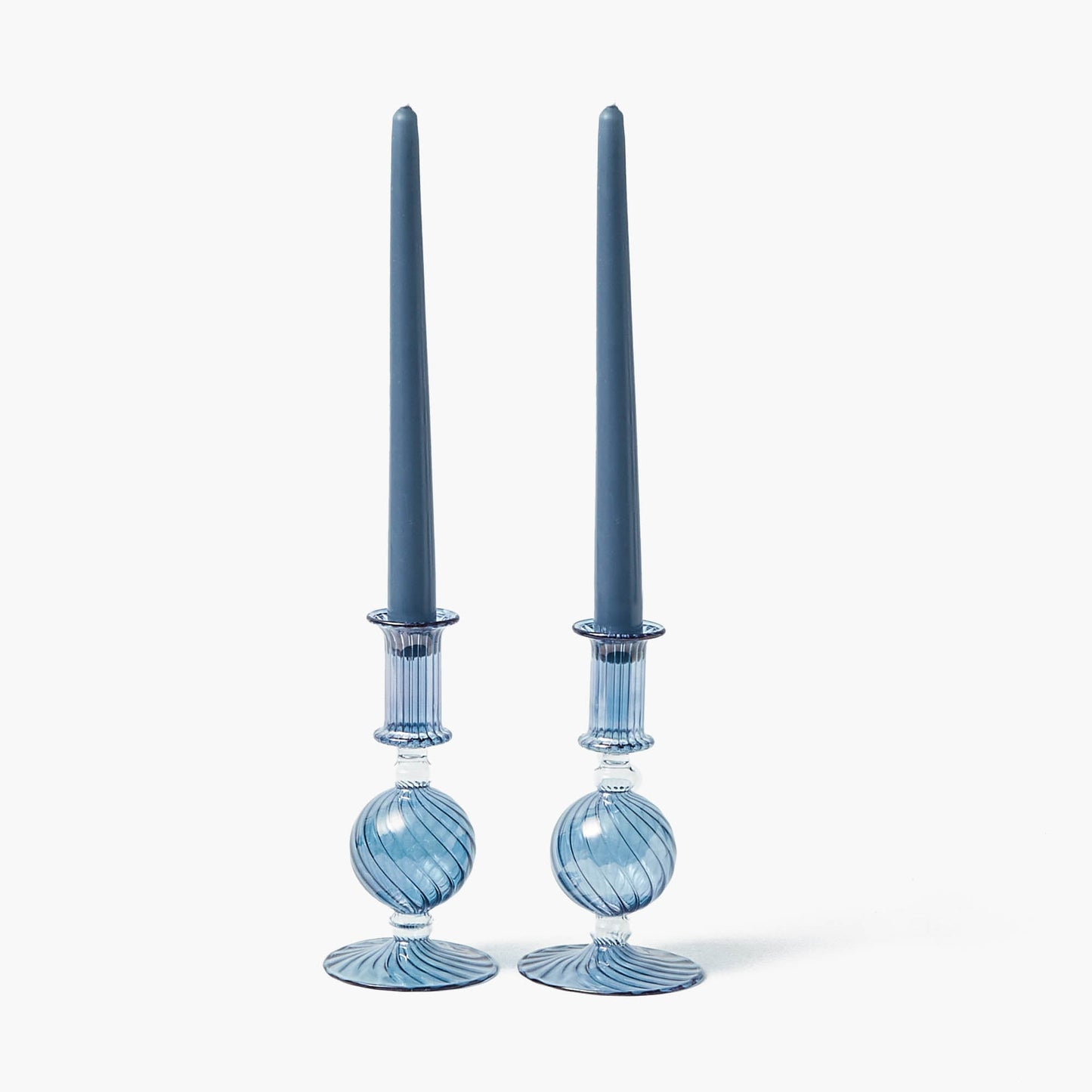 Coffret de bougies Camille Azure (bleu poussiéreux)