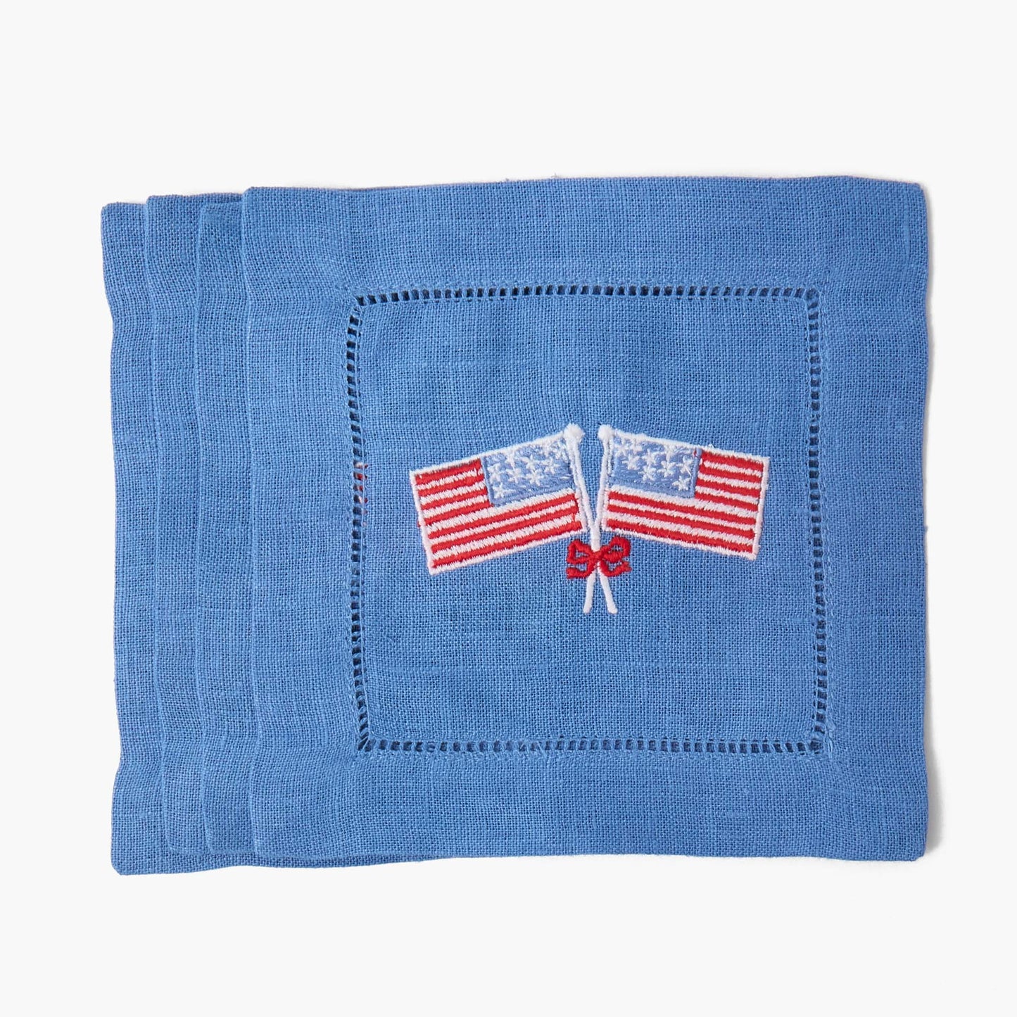 Serviettes à cocktail du 4 juillet (lot de 4)