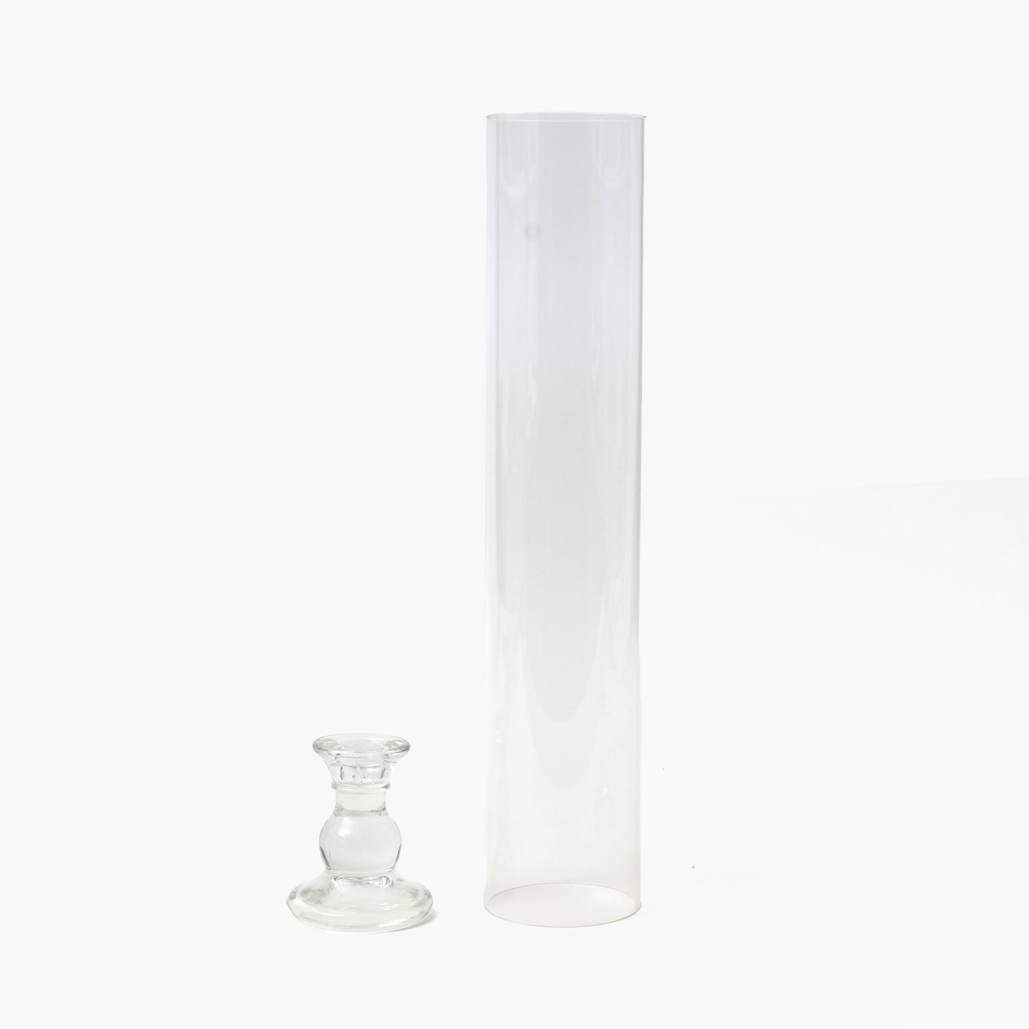 Grand bougeoir en verre Claudia (paire)