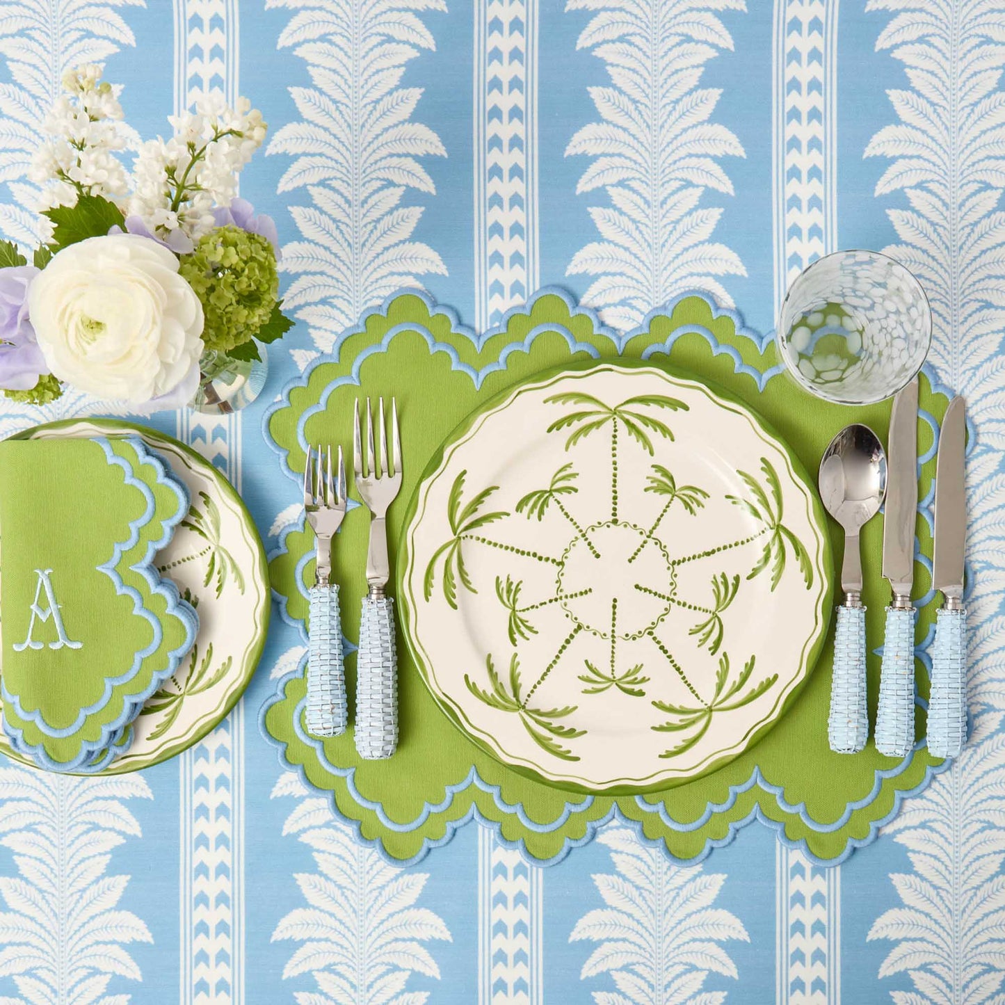 Assiette plate Palmera