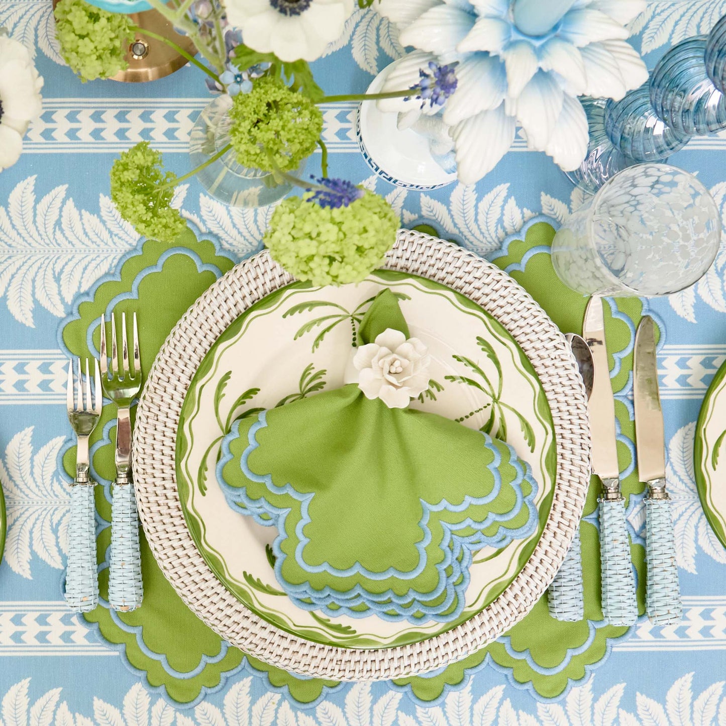 Assiette plate Palmera