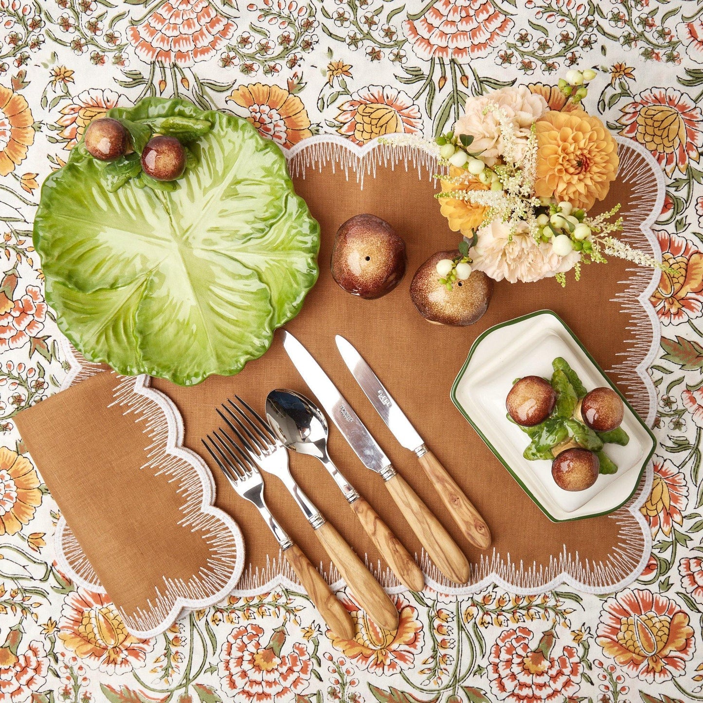 Assiette de chou aux cèpes