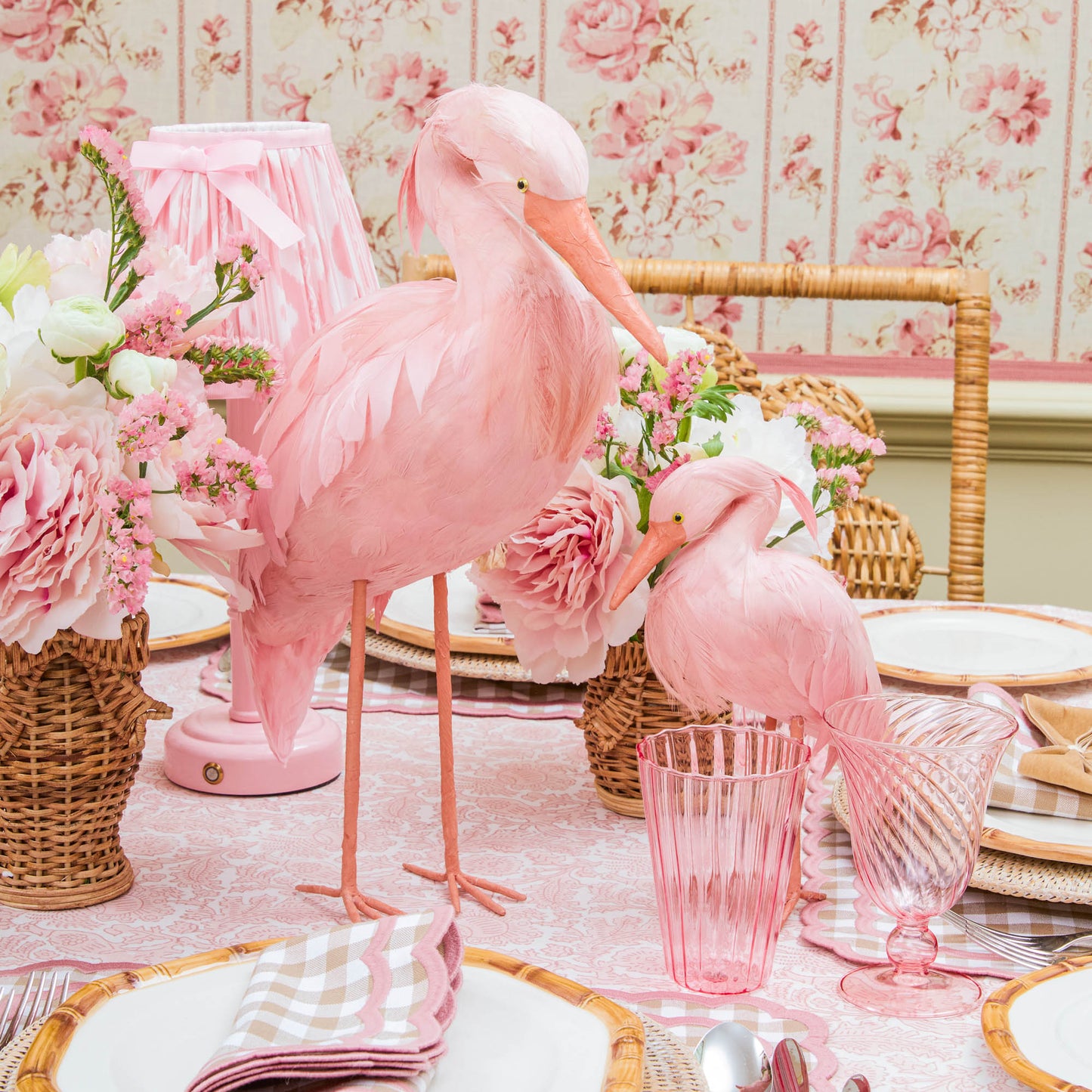 Cigogne Saskia (couple) - 25 cm