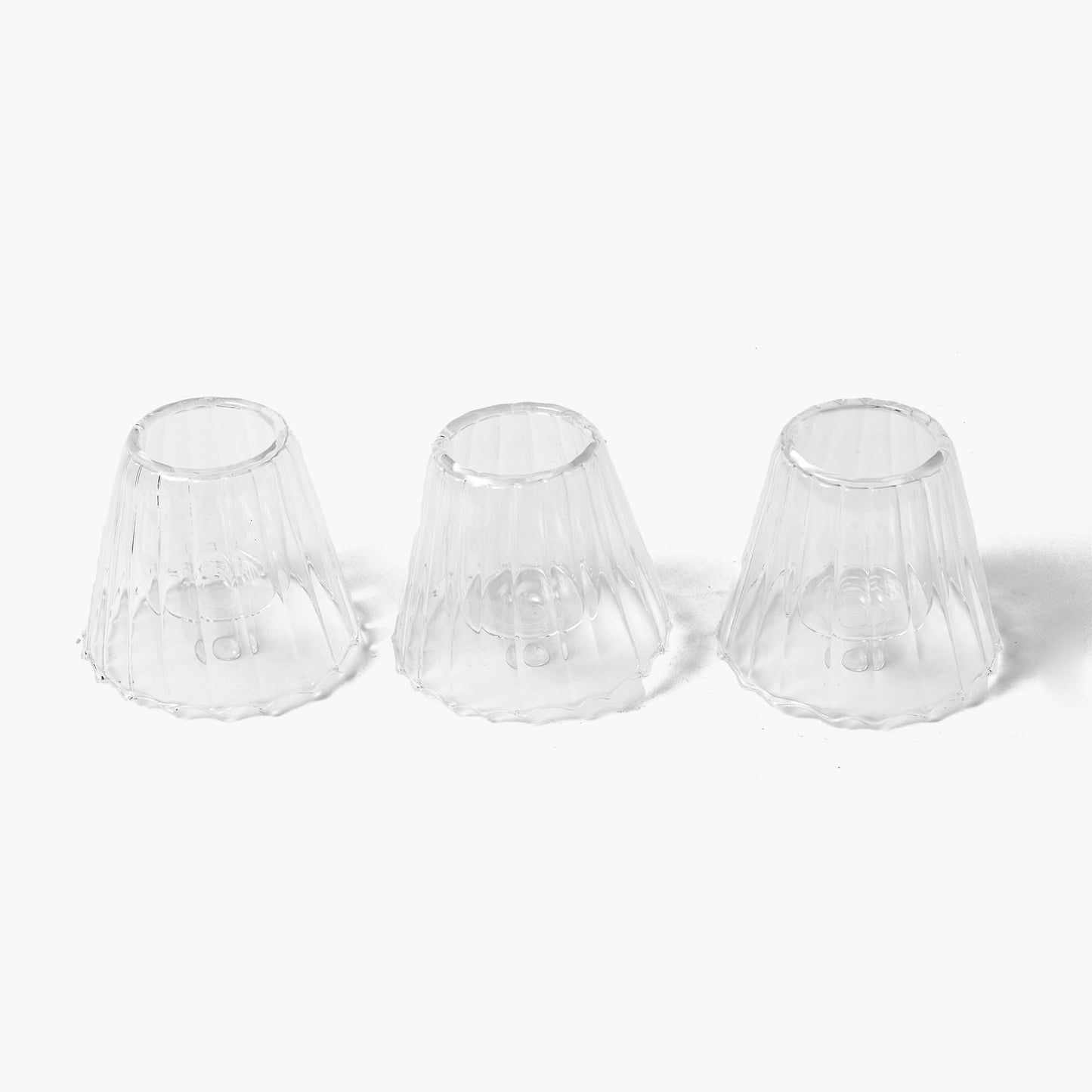 Lanterne en verre pour bougie chauffe-plat Candleabra