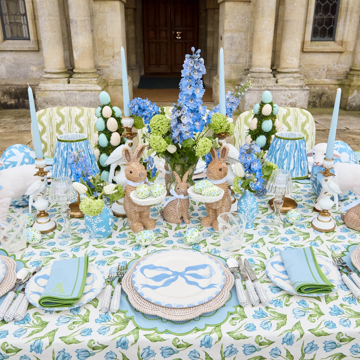 Assiette de démarrage Marilyn Blue Bow