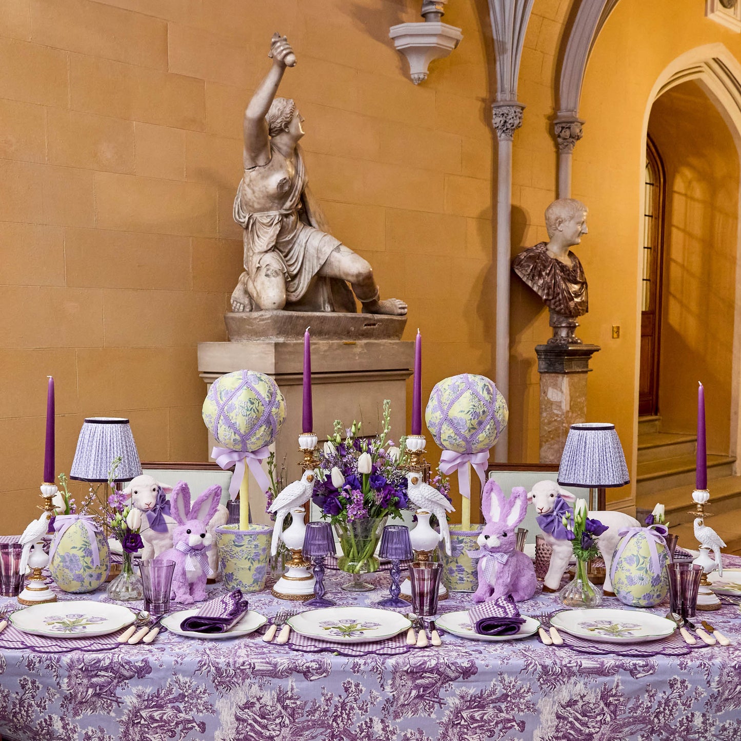 Assiette de démarrage Tulipe violette