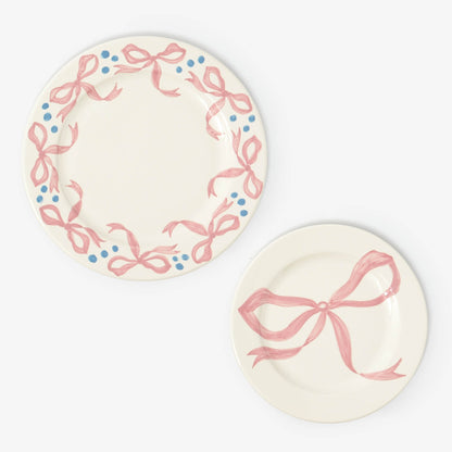 Assiettes à dîner et à entrée Harley's Bow (lot de 8)