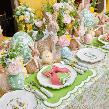 Petit lapin en rotin (Trio)