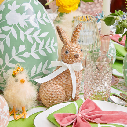 Petit lapin en rotin (Trio)