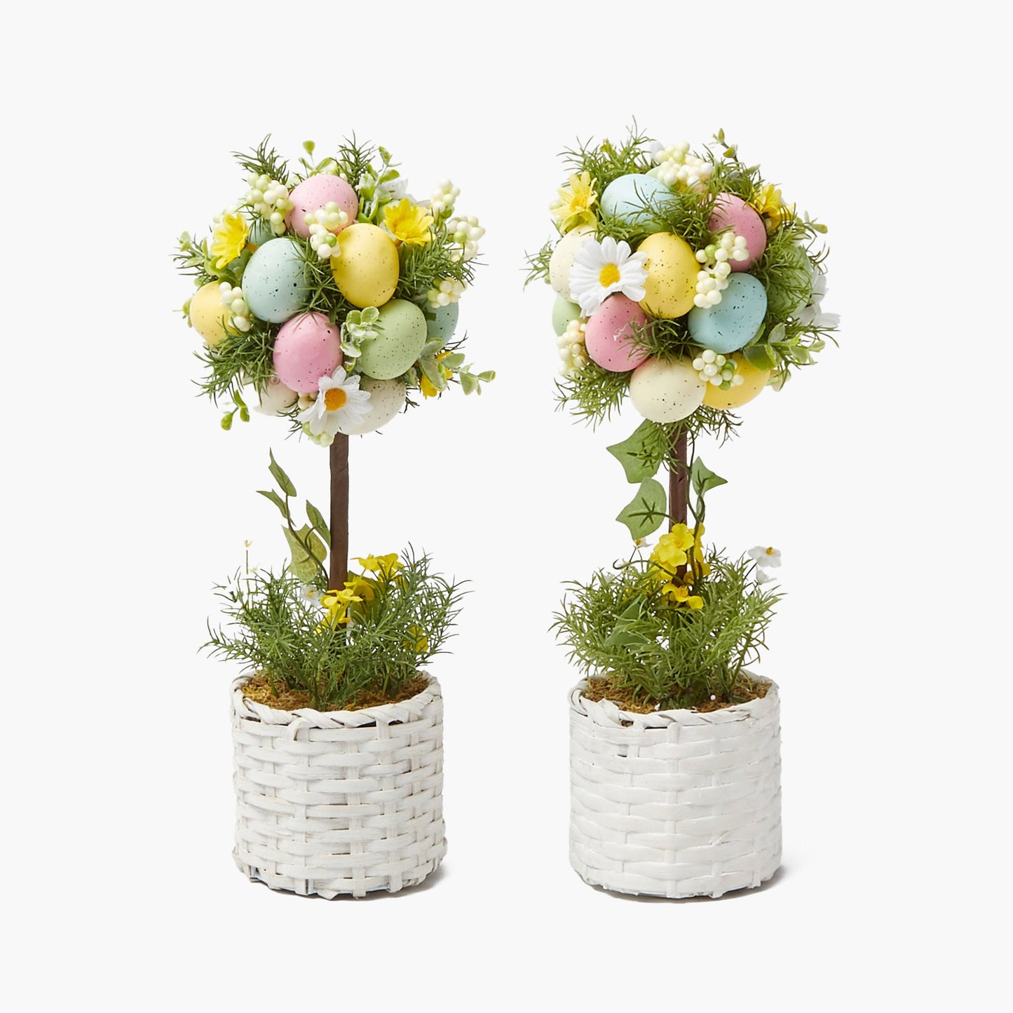 Arbre à œufs de Pâques en pot (paire)