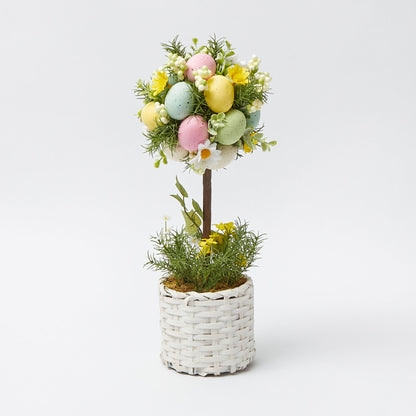 Arbre à œufs de Pâques en pot (paire)