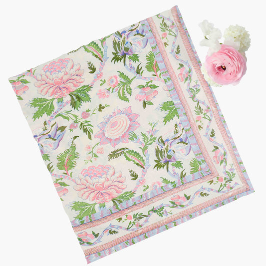 Nappe pivoine rose