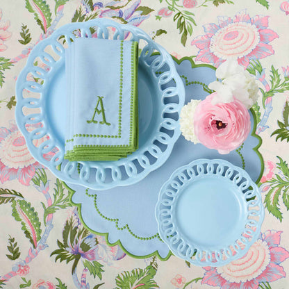 Sets de table bleus et verts Mariana (lot de 4)