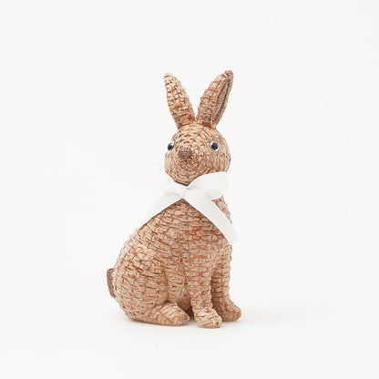 Petit lapin en rotin (Trio)