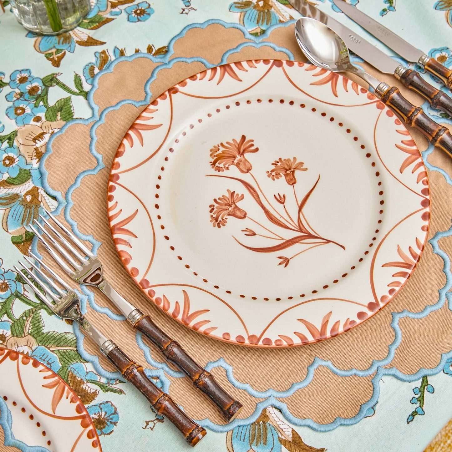 Sets de table Lily Sand et Blue (lot de 4)