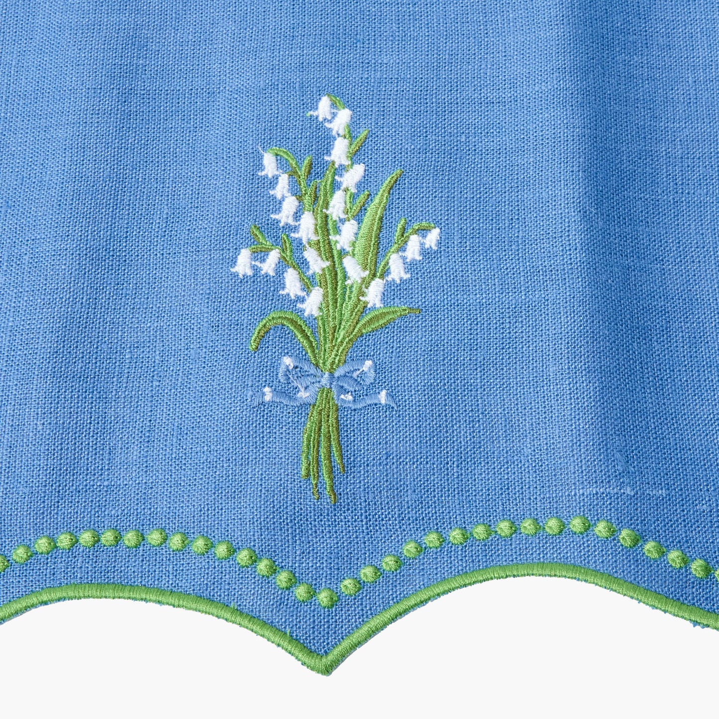 Serviettes en lin bleu muguet (lot de 4)