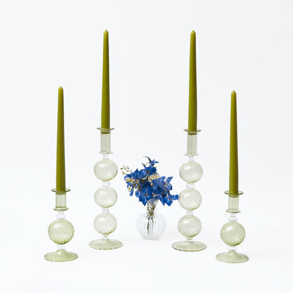 Coffret de bougies Camille Olive (vert pomme)