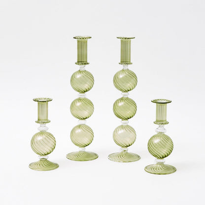 Coffret de bougies Camille Olive (vert pomme)