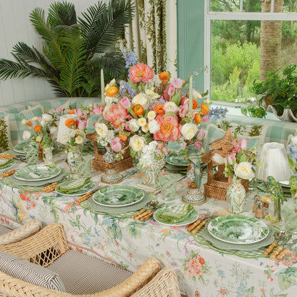 Assiettes à entrée marbrées Julia Green (lot de 4)
