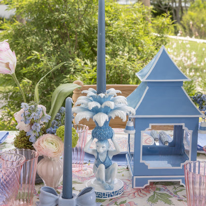 Bougeoirs Blue Monkey (paire)
