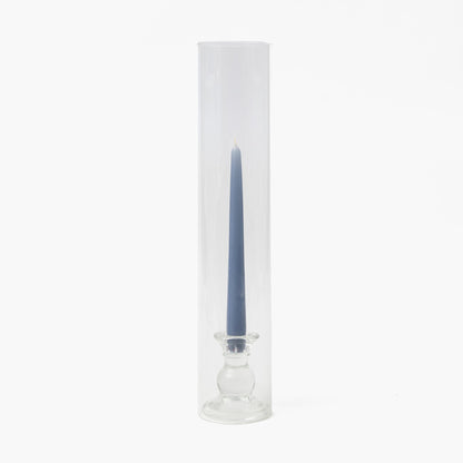 Grand bougeoir en verre Claudia (paire)