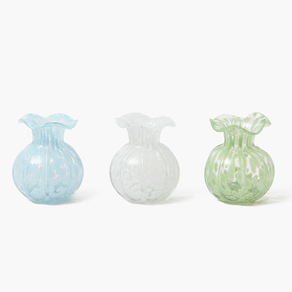 Vases en verre tacheté (lot de 3)