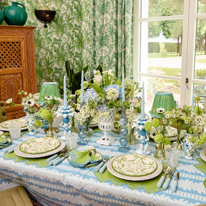 Sets de table Scarlett verts et bleus (lot de 4)