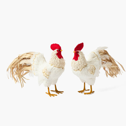 Ronnie le coq (paire) - 30 cm