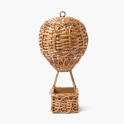 Montgolfière en rotin