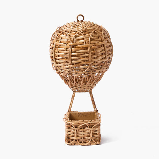 Montgolfière en rotin