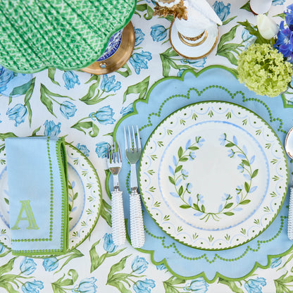 Sets de table bleus et verts Mariana (lot de 4)