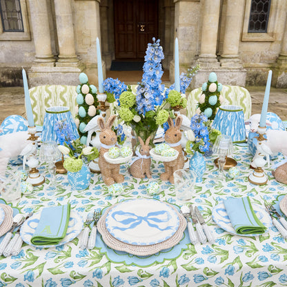 Assiettes de démarrage Marilyn Blue Bow (lot de 4)