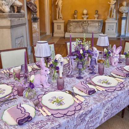 Assiette de démarrage Tulipe violette